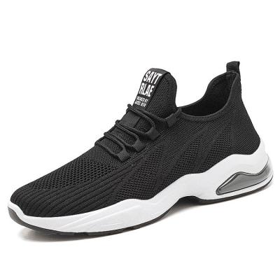 China CUSHIONING new hot-selling fashionable shoes, soft-soled running shoes, comfortable woven ruffle cushion men's air shoes for sale