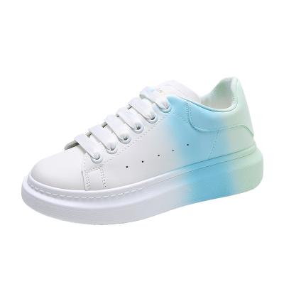 China 2021 New Thick-soled Anti-slippery Gradient Platform Women's Casual Shoes CIA 2021 New White Color Casual Shoes for sale