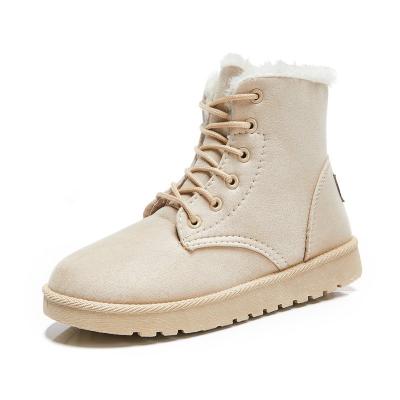 China New style snow boots women's flat Martin Short Boots Cotton Shoes students warm and velvet shoes for sale