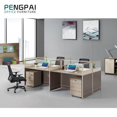 China Computer office furniture solution staff news space office coworking office furniture popular office 4 people for sale