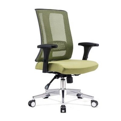 China (Size) PENGPAI Adjustable Modern Mid Back Modern Swivel Chair Office Mesh Chair High Fabric By Setting Cotton for sale