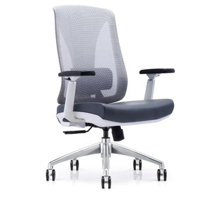 China (Size)PENGPAI Adjustable Fabric And Leather Adjustable Taiwan Gas Lift Office Ergonomic Executive Chair For President for sale