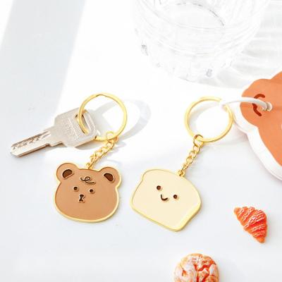 China Europe OEM Manufacturing Key Chain Custom Logo Soft 2D 3D Cute Key Chains for sale