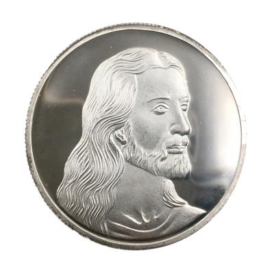 China China factory custom religious jesus coin gold and silver coin for sale for sale