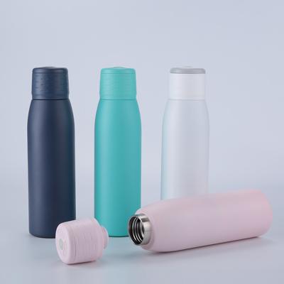 China 2020 Wholesale HAODA PORTABLE Music Stainless Steel Vacuum Insulated Custom Smart Water Bottles for sale