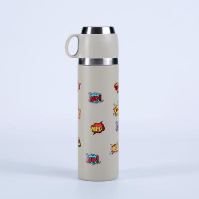 China HAODA 2021Custom Logo PORTABLE Stainless Steel Double Walls Vacuum Insulated Sports Water Bottle for sale