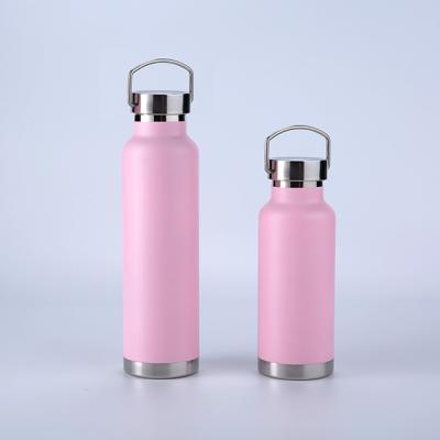 China PORTABLE HAODA Vacuum Thermos Stainless Steel Flask Water Bottle With Handle for sale