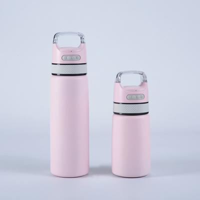 China HAODA PORTABLE Children's Day Gift Speaker Music Bottle Double Wall Stainless Steel Vacuum Insulated Water Bottle for sale