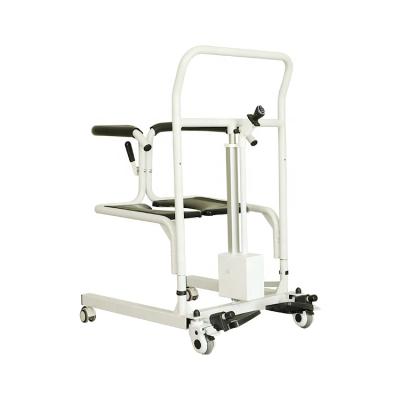 China Easy Electric Lift Lift Patient Transfer Chair With Commode Hole for sale