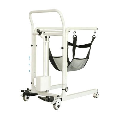 China Medical Care Easy Lift Electric Lift Patient Transfer Chair With Commode Hole for sale