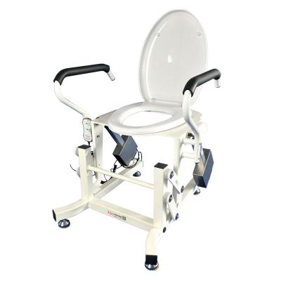 China Home Or Nursing Center Automatic Bath Toilet Lift Chair Commode Chair For Elderly Disabled Patients for sale