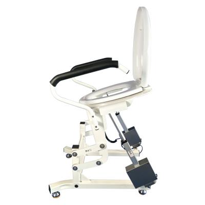 China Convenient Health Care Tilting Powered Toilet Lifts Rising Commode Chair For Patient And Elderly for sale