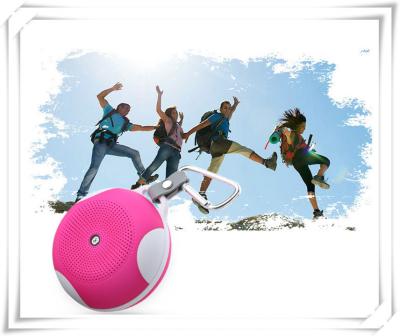 China Pink / Blue Mini Custom ABS Sport Portable Wireless Bluetooth Speakers For Cell Phone for sale