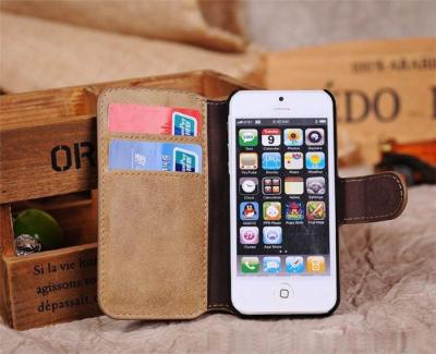 China Fashion waterproof Vertical Genuine Leather Mobile Phone Cases For smartphone for sale