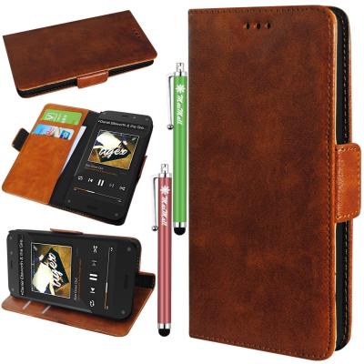 China Customizable Shock Resistant Magnetic PU Leather Phone Case For Men / Women for sale