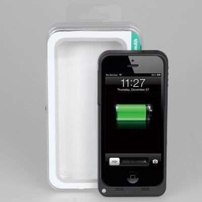 China Black / white Protective Battery Case For IPhone 5 / 5S , Back Up Extended Power Bank for sale