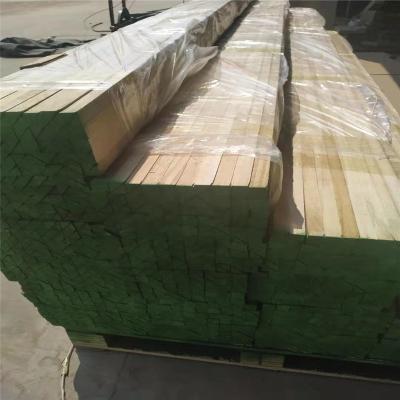 China Paulownia Exterior Building Material Wood Chamfer Strip Sanded for sale