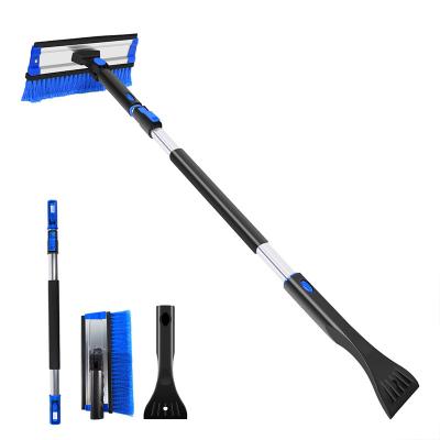 China Cleaning Snow With Telescopic Brush Snow Brush With Ice Scraper for sale