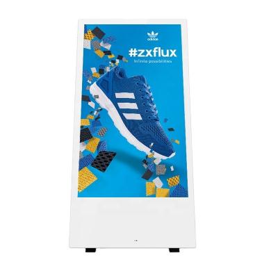 China 43 inch tft network signage display outdoor vertical digital floor stand mobile wifi advertising kiosk for sale