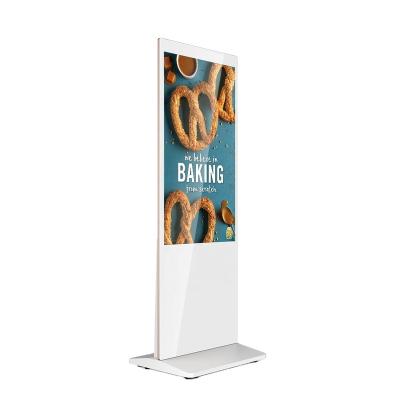 China High Quality Goodview 55inch Outdoor Floor Stand Computer Modular Advertising Machine Kiosk Standing Interactive LCD Totem for sale