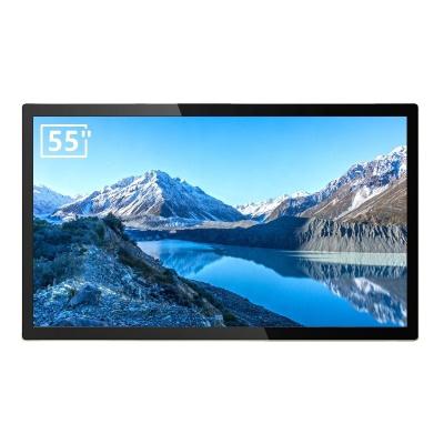 China Goodview 55inch wifi indoor portable infrared lcd multi in one big all in one touch screen monitor display panel for sale