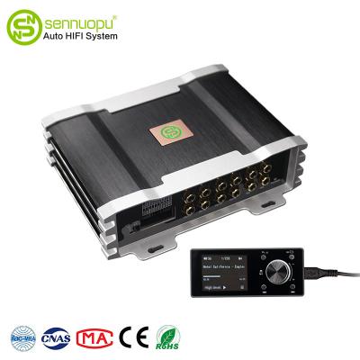 China Power Amplificadores de Sennuopu 4 Channel 34.5*24.6*5.8CM Processor Automotivo DSP Amplifier Car Audio Amplifier for sale