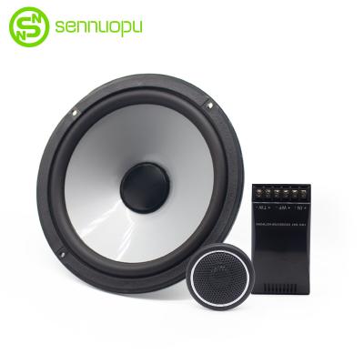 China Upgrade Passive Sennuopu SK-6 Crossover 2 Way Car Sound Speakers Tweeter 45 Watt Each Speaker Car Audio Subwoofer for sale