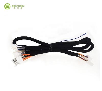 China Sennuopu Professional Car DSP Auto Stereo Wiring Vehicle Amplifier Audio Wire Harness For Car for sale