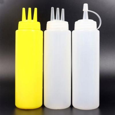 China food & Beverage Packaging 200Ml PP Squeeze American Garden Barbecue Sauce Bottle for sale