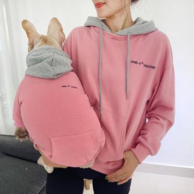 China Sustainable Hot Selling Amazon Dog Apparel Hoodie Human Pet Clothes Accessories For Pampering Winter Clothes for sale