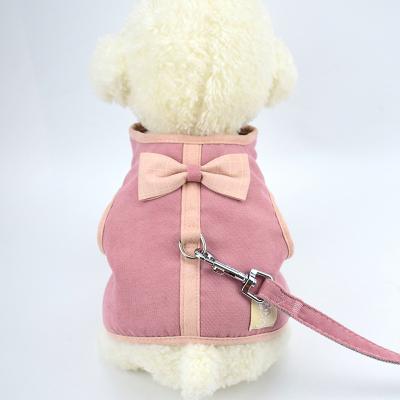 China Viable Cloth Dog Rope Wholesale Mesh Dog Luxury Clothes Pet Outdoor Simple Korean Breathable Pull Rope for sale