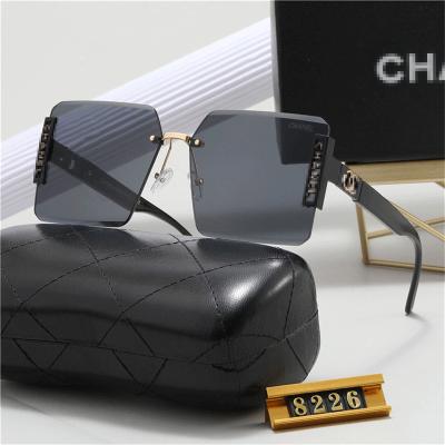 China Fashion Sunglasses 2023 Wholesale Fashionable Luxury Glass Sun Glass Shades Designer Sunglasses Men Women for sale