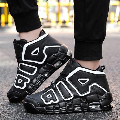 China Lightweight Durable Men's Indoor Basketball Shoes Breathable Outdoor Wear-Resistant High-Elastic Basketball Sneakers Shoes for sale