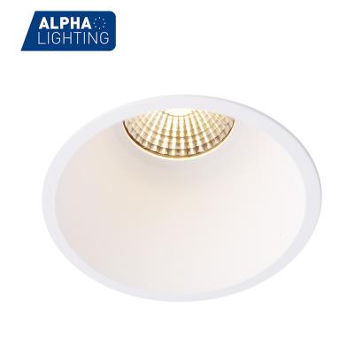 China Modern Alpha Small Trim 10w 500ma Anti Glare Cob Led Downlight for sale