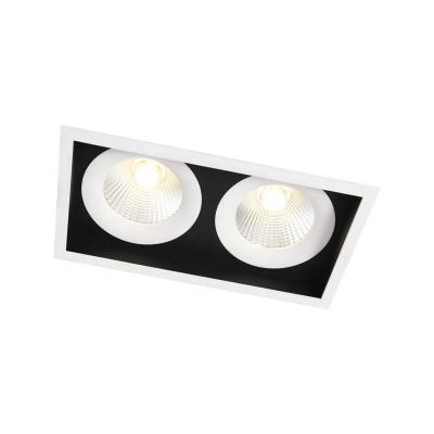 China Modern narrow beam angle double square led downlight for sale