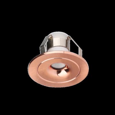 China 2020 Modern Popular Mini Round Shaped 1W Aluminum Alloy Led Mini Cabinet Lights for sale