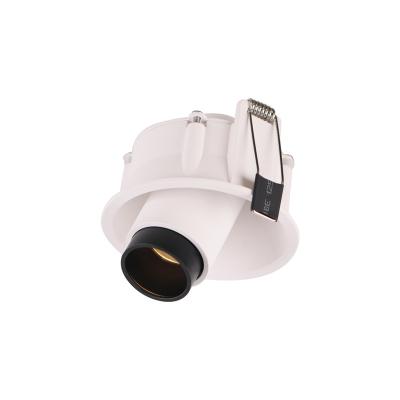 China Indoor Adjustable Telescopic Zoom Light Recessed COB LED Zoom Downlight for sale