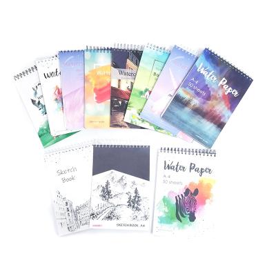 China Woodfree Cover Craft Painting Watercolor Sketch Paper Custom Water Color Paper Sketchbook for sale