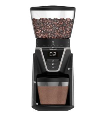 China Hotel Turkish Coffee Power Grinder Machine 275g Coffee Bean Holder Detachable Conical Burrs Electric Coffee Grinder for sale