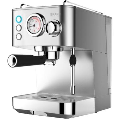 China Hotel 220V 1.25L 15bar/20bar ULKA pump stainless steel espresso coffee machine espresso coffee maker for home office for sale