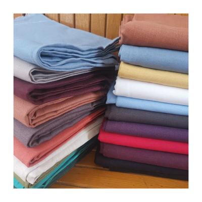 China QUICK DRY soft eco-friendly 100% french linen solid dyed linen fabric for dress and pants supplier price per meter pure linen fabric roll for sale