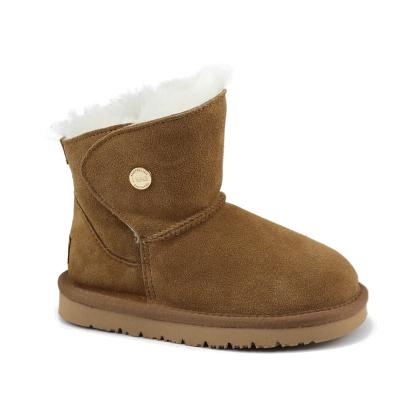 China Fashion Trend CF-537 New Fashion Boots For Children Kids Winter Shoes Warm Sheepskin Snow Boots Cheap for sale