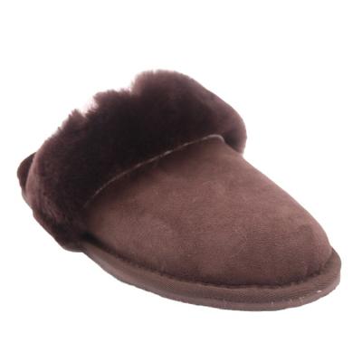 China Fashion Trend CF-141 Low Factory Price Winter Women Slipper Genuine Leather Classic Indoor Shoes for sale