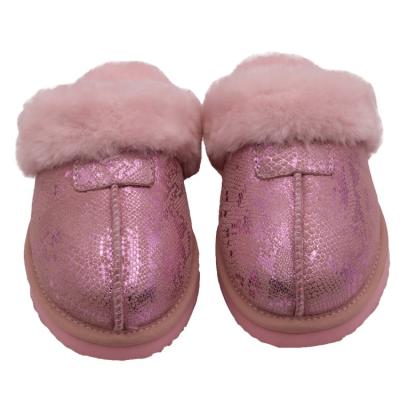 China Fashion Trend CF-086 Winter Real Wool Classical Manufacturer Style China New Fashion and Popular Winter Women's Warm Slippers Wholesale for sale