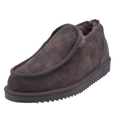 China Fashion Trend CF-099 Free Samples Gray Color Manufacturer Winter Factory Hot Sale Men Scuff Indoor Shoes for sale