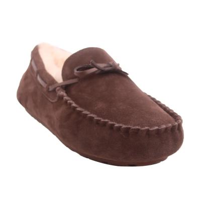 China Chocolate Color Laceless Ankle Length Factory Brand CF-156 Unique Brand Snow Winter Shoes Boots, Women Moccasins for sale