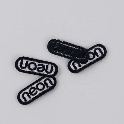 China Custom Embroidered Letter Viable No Minimum Embroidery Chenille Patch With Factory Price for sale