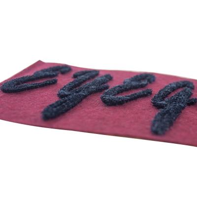 China special 3D embroidery shaped like toothbrush customized toothbrush embroidery for sale