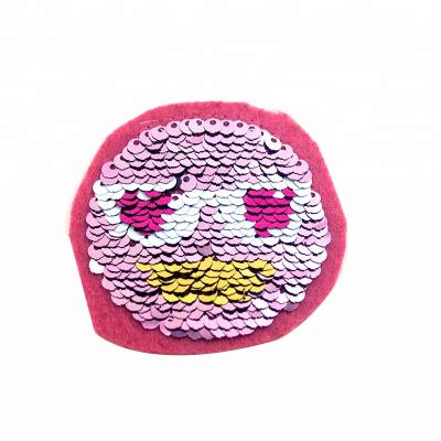 China Wholesale Unique Custom Shiny Embroidery 3D Sequin Patches For Children's Clothes for sale