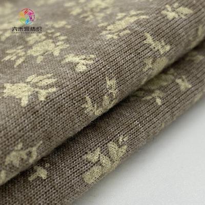 China Supple and Warm JYY Wholesale Knit Home Textile Polyester/Cotton Clothing Print Fabric Suppliers for sale